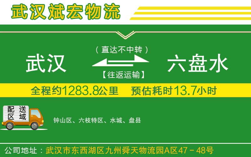 武漢到六盤水貨運公司