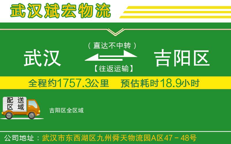 武漢到吉陽區(qū)物流公司