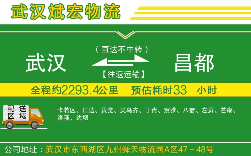 武漢到昌都貨運(yùn)公司