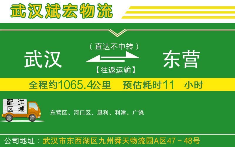武漢到東營貨運公司