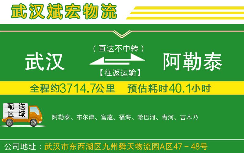 武漢到阿勒泰貨運(yùn)公司