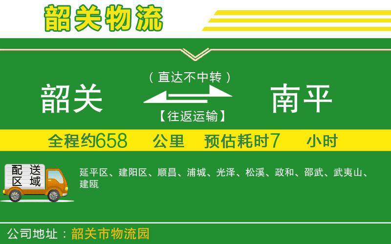 韶關到南平物流公司