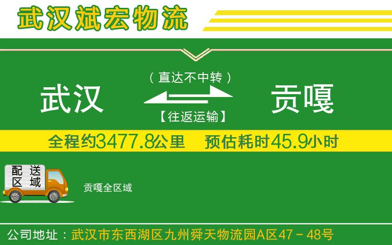 武漢到貢嘎貨運(yùn)公司