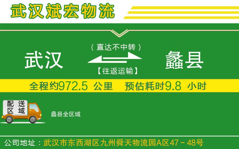 武漢到蠡縣貨運(yùn)公司