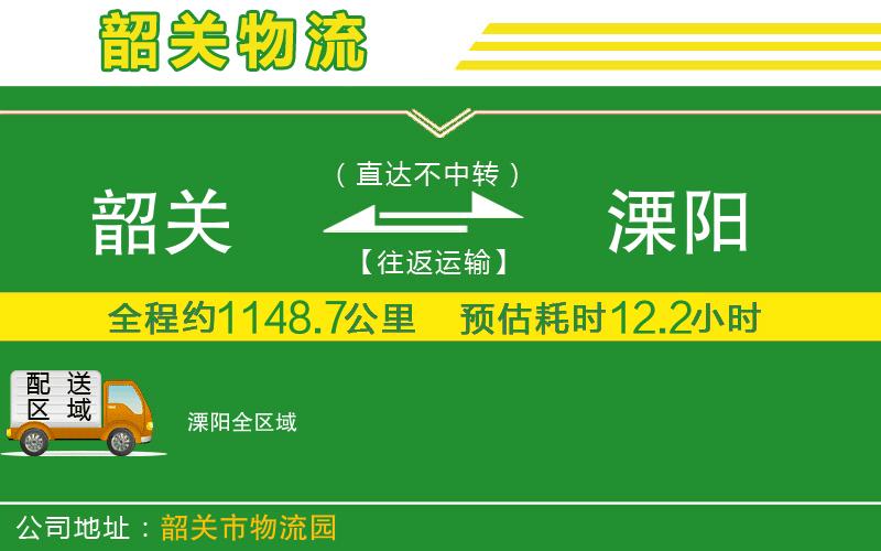 韶關(guān)到溧陽物流公司