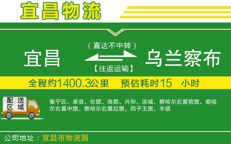 宜昌到烏蘭察布物流公司