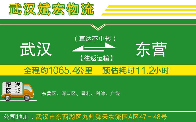 武漢到東營貨運(yùn)專線
