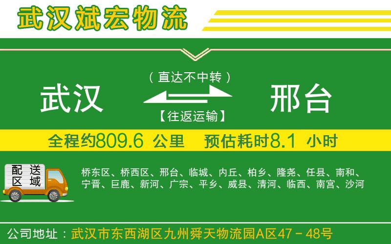 武漢到邢臺物流專線