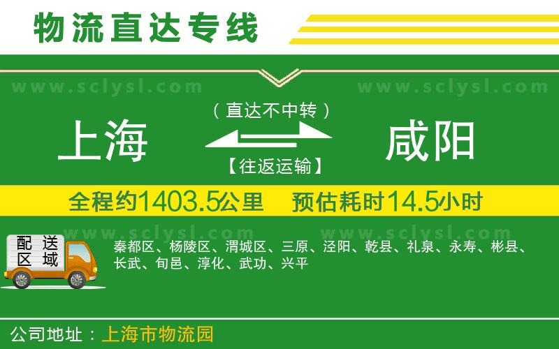 上海到咸陽(yáng)物流專線