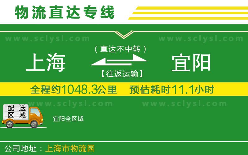 上海到宜陽物流專線