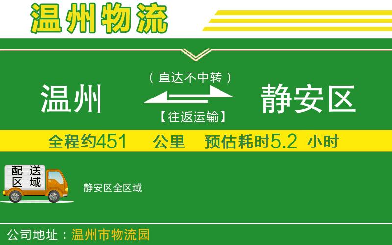 溫州到靜安區(qū)貨運(yùn)公司