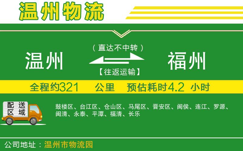 溫州到福州物流專(zhuān)線(xiàn)