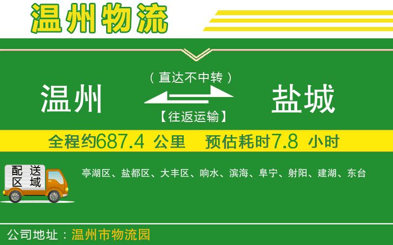 溫州到鹽城貨運(yùn)專線