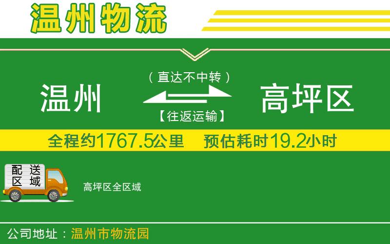 溫州到高坪區(qū)貨運(yùn)專(zhuān)線(xiàn)