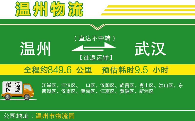 溫州到武漢貨運公司