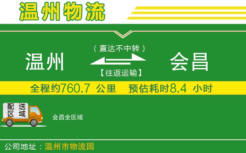 溫州到會昌物流專線