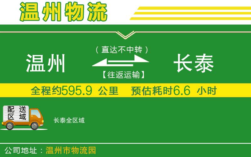 溫州到長(zhǎng)泰物流專線